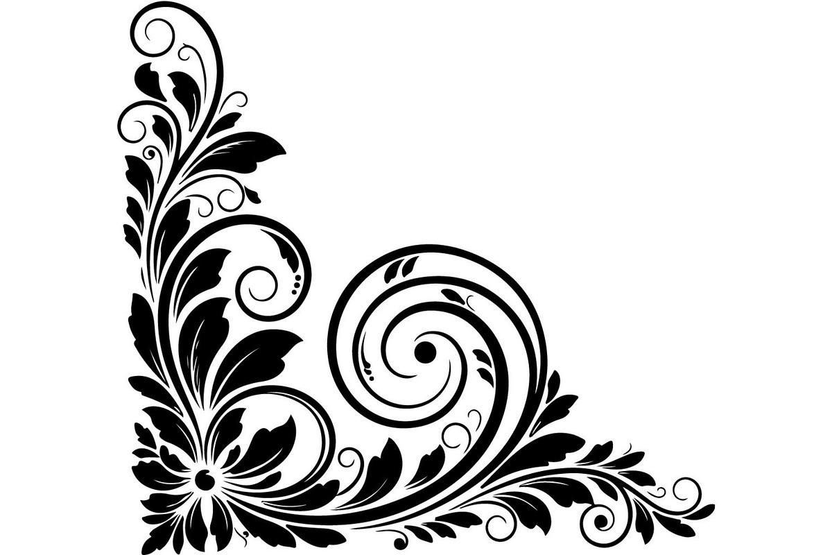 Vintage Floral Corner Bundle, a Graphic by Designer_Momina (Photo 5 of 18)