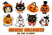 Vintage Halloween Hand Drawn PNG, a Seasonal Illustration by LemonDesign (Thumbnail 1 of 4)
