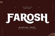 Farosh - Display Font