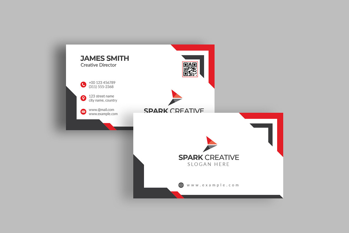 Corporate Business Card, a Business Card Template by Spark_Creative (Photo 2 of 3)