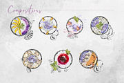 Smoothie bowls. Watercolor & ink art, a Food Illustration by MsFlaffy (Thumbnail 7 of 19)