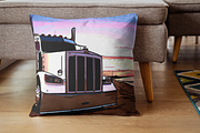 Art, Semi Truck, Illustration, a Stationery Template by Boho Pixel Dust (Thumbnail 2 of 7)
