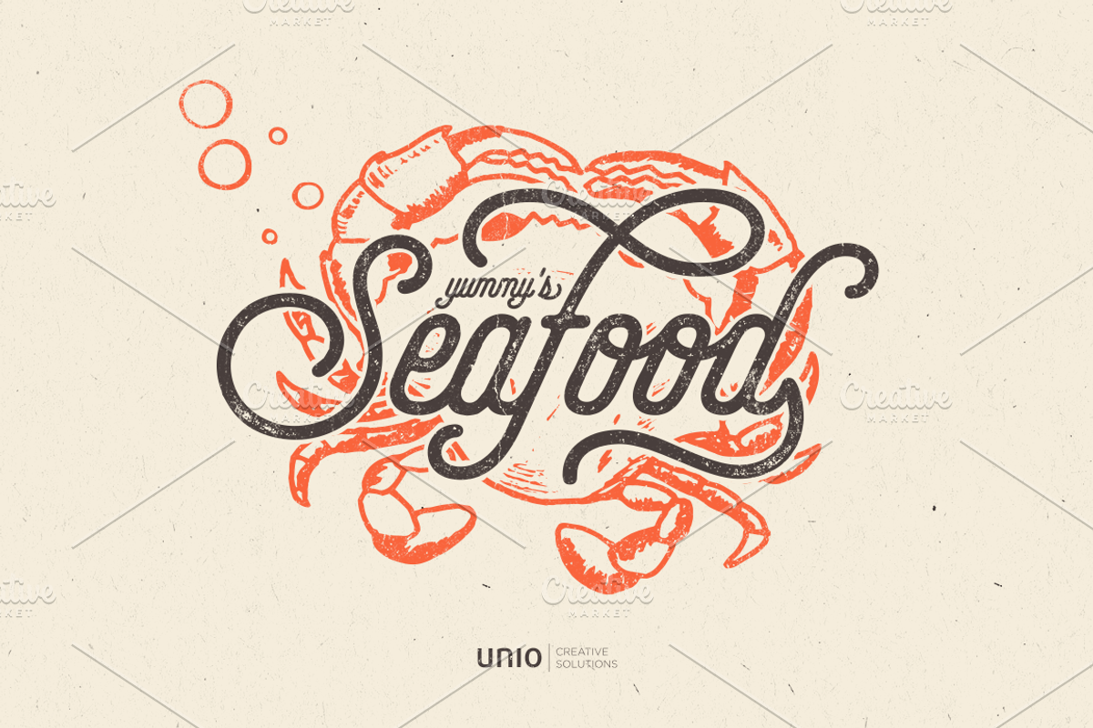 Yummy - Seafood, a Food Illustration by Unio Designs (Photo 1 of 4)