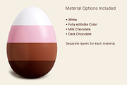 Easter Chocolate Egg Mockup, a Product Mockup by GraphicWave (Thumbnail 6 of 7)