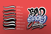 3D Lettering & Outline brush pack, a Brush Add-On by Bakeroner (Thumbnail 8 of 9)