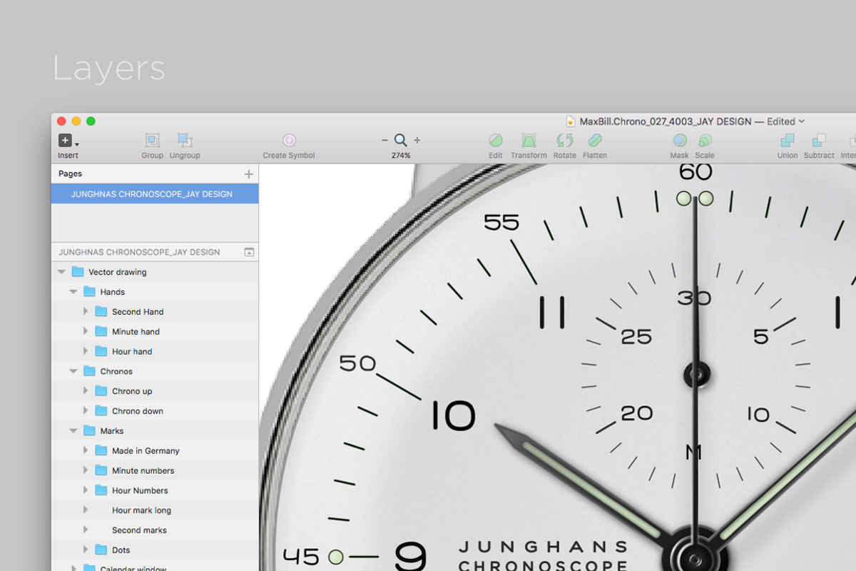 Watch face vector drawing- Max Bill, an Object Graphic by Iamjaydesign (Photo 5 of 6)