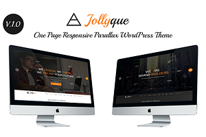 Jollyque - One Page Site Template