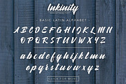 Inkinity | Hand-lettering Font, a Script Font by Angelo Knf | Anko Studio (Thumbnail 2 of 9)