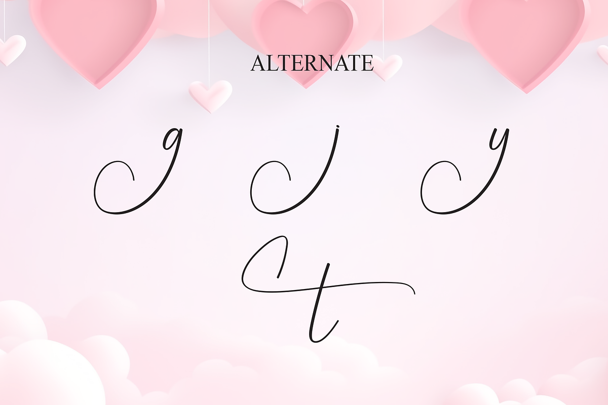 Valentineday | Script Font, a Handwritten Font by Scratchones (Photo 8 of 9)