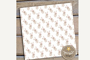 Girl Bunny Rabbit Digital Paper, a Pattern Graphic by JennyL Designs (Thumbnail 4 of 5)