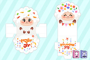 Eid AlAdha Sheep Gift Cards, a Seasonal Illustration by MISS CHATZ (Thumbnail 1 of 3)