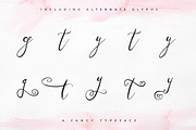 Habgost Script, a Script Font by oldschool designer co (Thumbnail 10 of 11)