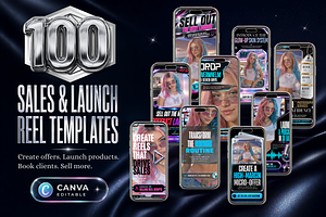 Y2K Canva Instagram Reel Templates, a Social Media Template by RefinedFantasyStudio