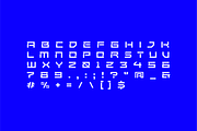 Eron-Futuristic Tech Display Font, a Sans Serif Font by Ebad Designs (Thumbnail 2 of 6)