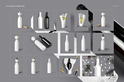 Wrapping Paper Wine Bottle Mockup, a Pens & Pencil Mockup by creatsy5 (Thumbnail 2 of 27)