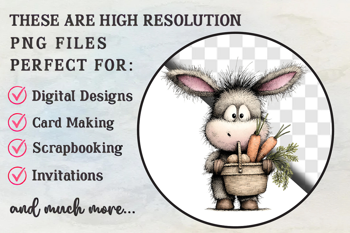 Cute Easter Farm Animal Clipart, an Illustration by RobertsArt (Photo 2 of 6)