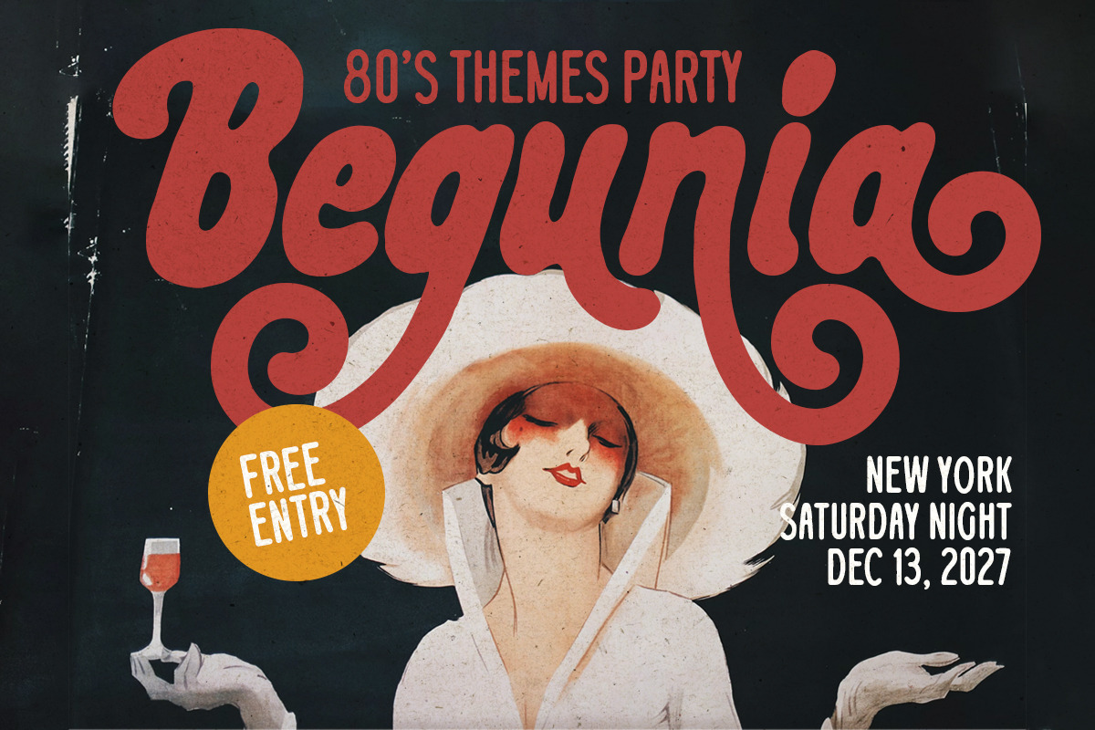 Romantic Aura Retro Font Duo, a Script Font by Letterhend Studio (Photo 5 of 9)