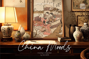 CHINA MOOD | Frame mockup set
