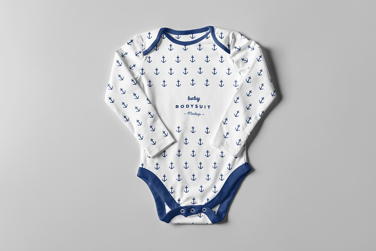 Baby Bodysuit Mock-up 2, a Shirt Mockup by Yogurt86 (Photo 2 of 11)