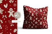 gingerbread and christmas pattern, a Pattern Graphic by lindoet23 (Thumbnail 3 of 3)