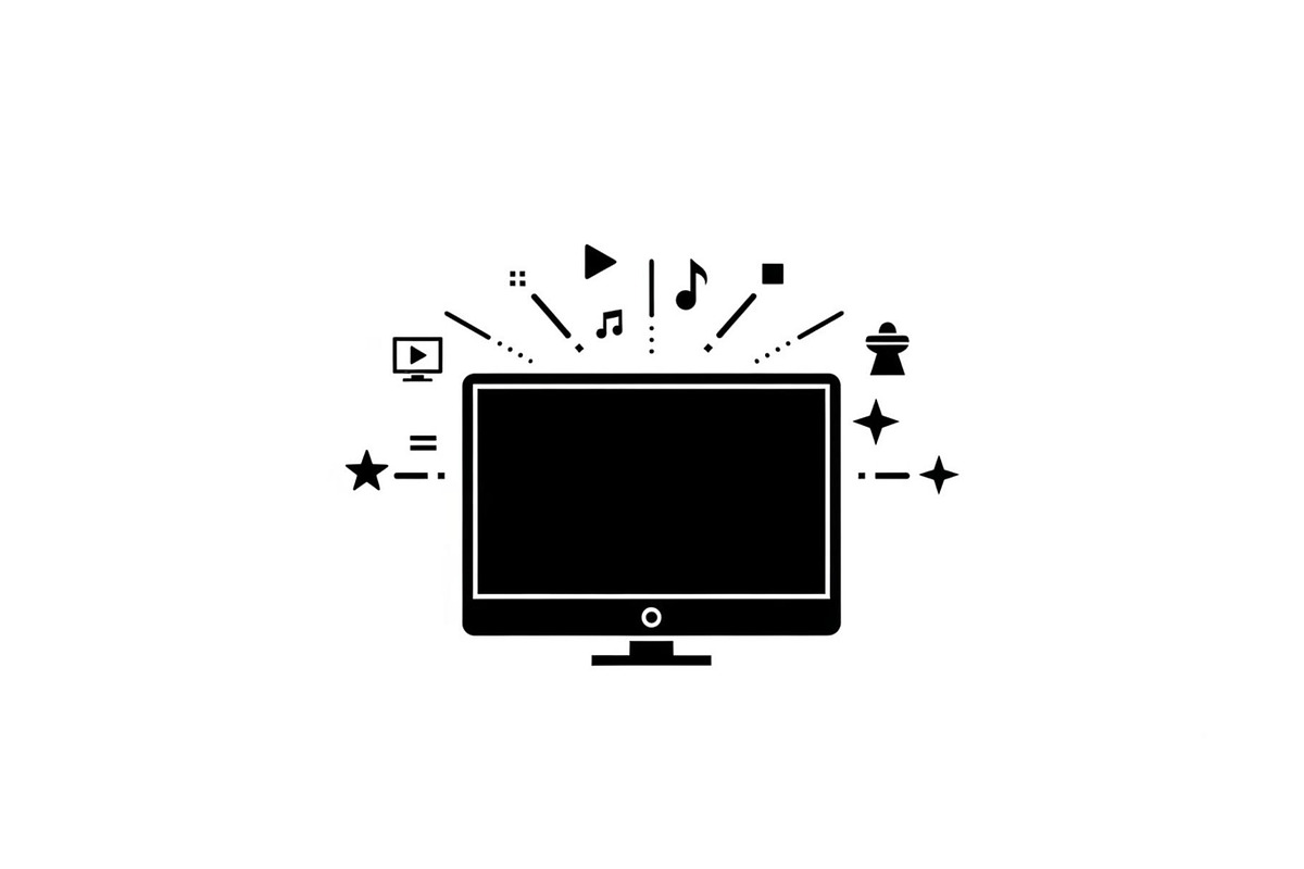 Smart TV Multimedia Hub Icons, a Graphic by hafijul (Photo 15 of 15)