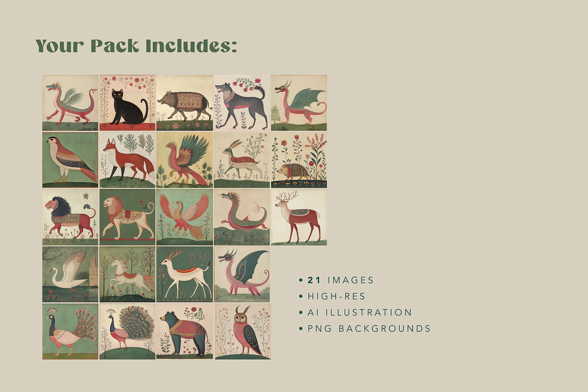 Medieval Animals, an Animal Illustration by Picturesque Stories (Photo 8 of 8)