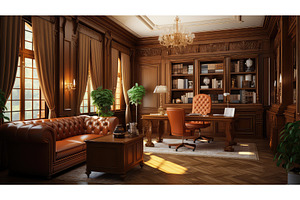 corporate hall office background ai, a Business Photo by pikepicture