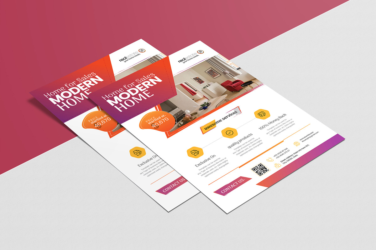 Real Estate Flyer, a Flyer Template by Creatiya Type (Photo 8 of 8)