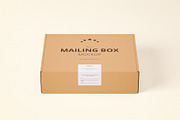 Shipping | Mailing Box Mock-up, a Cups & Container Mockup by WebAndCat (Thumbnail 6 of 16)
