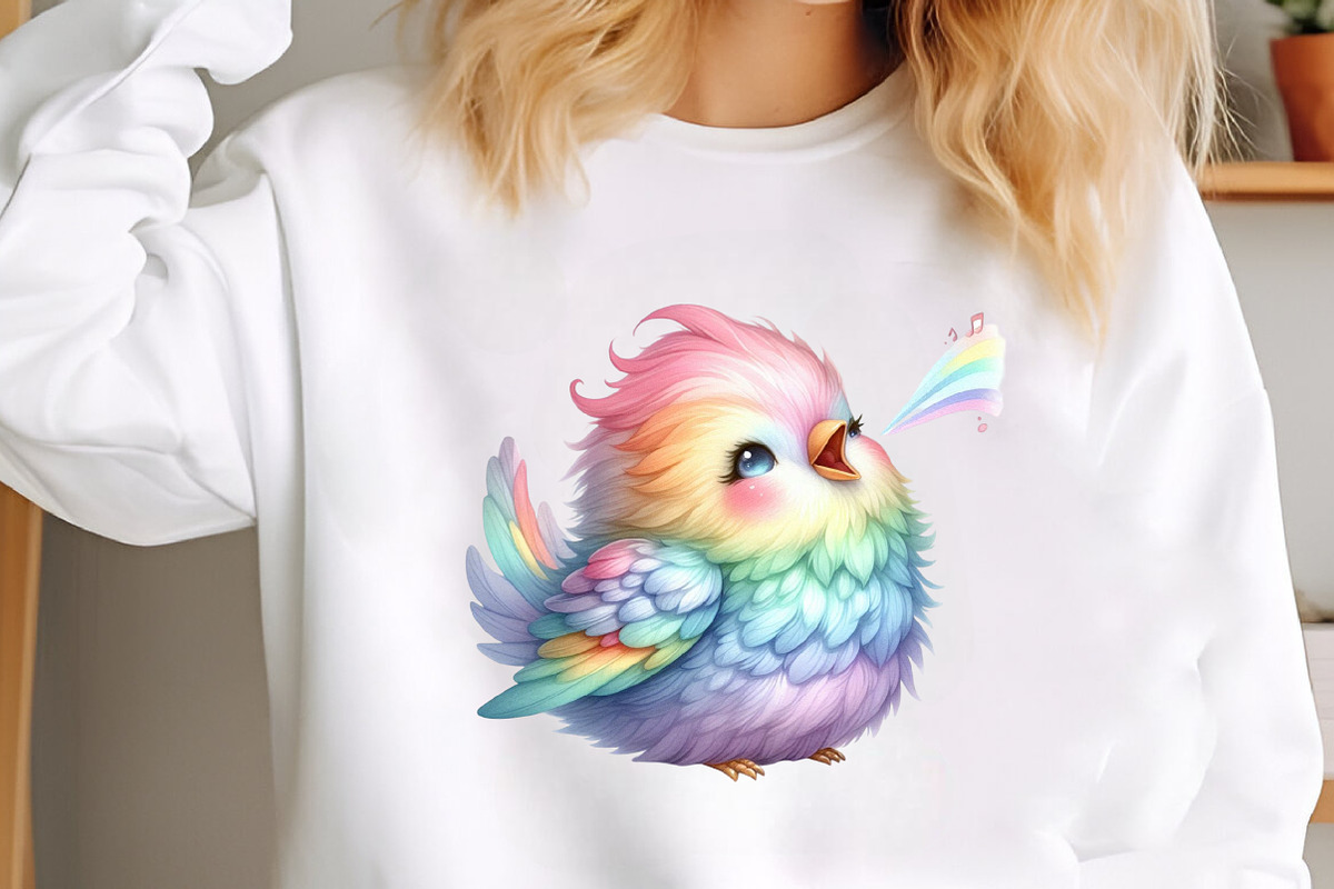 Watercolor Cute Bird Sublimation PNG, an Illustration by SinaCreation (Photo 5 of 7)