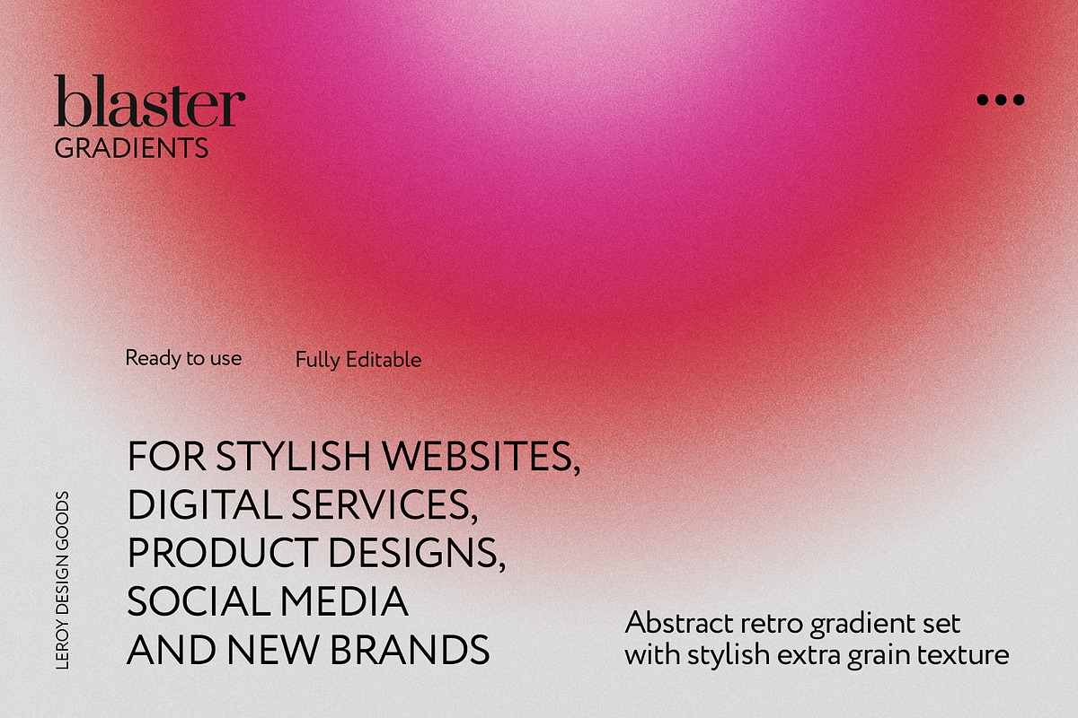 BLASTER Retro Gradient Textures, a Texture Graphic by LEROY Design (Photo 7 of 11)