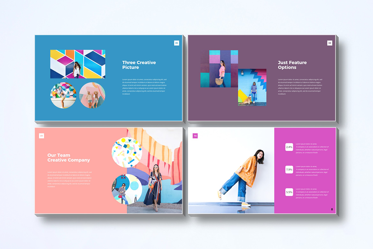 ColorFull - Powerpoint Template, a Presentation Template by UnicodeID