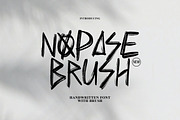 Nopase - Handwritten Brush, a Handwritten Font by tebaltipislab (Thumbnail 1 of 9)