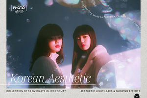 Korean Aesthetic Overlays, a Texture Graphic by PhotoSpirit