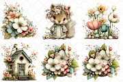 Watercolor Spring Flower Clipart, an Illustration by Black Bird Studio (Thumbnail 4 of 5)