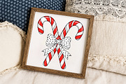 Candy Cane Bow Christmas Png, an Illustration by Libby Wishes (Thumbnail 5 of 6)