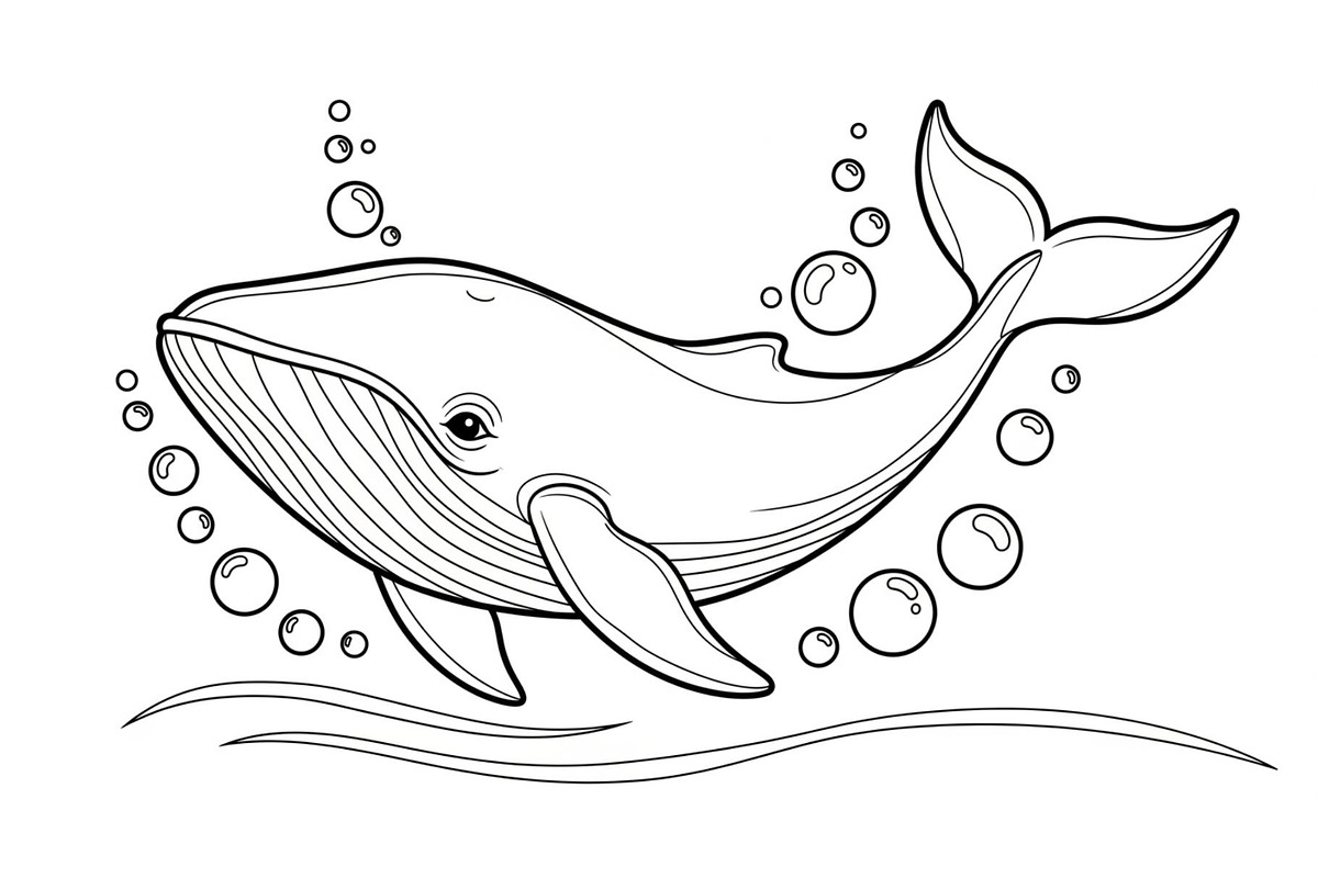 Whale Line Art Vector Bundle, an Illustration by yasushie (Photo 2 of 51)