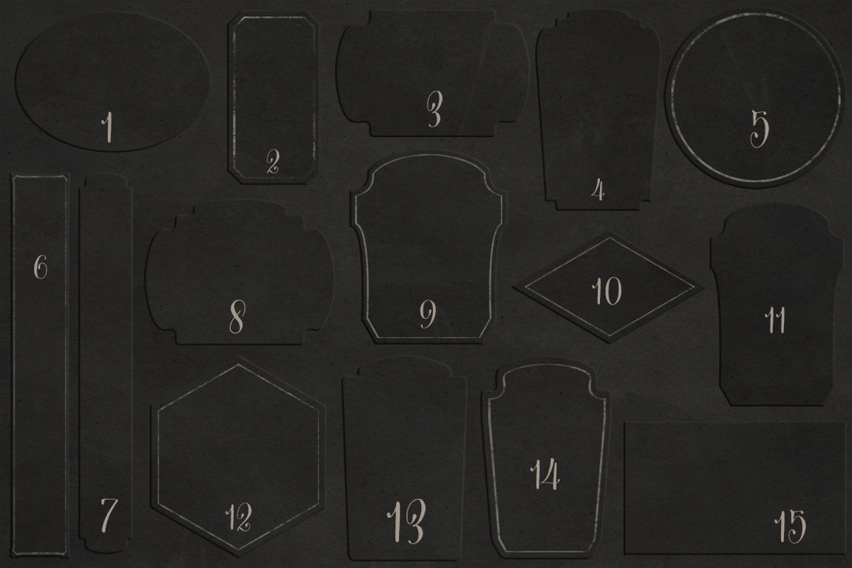 Elegant chalk labels, a Graphic by Irtsya (Photo 2 of 3)