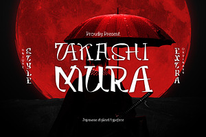 Takashimura Typeface, a Serif Font by alit design