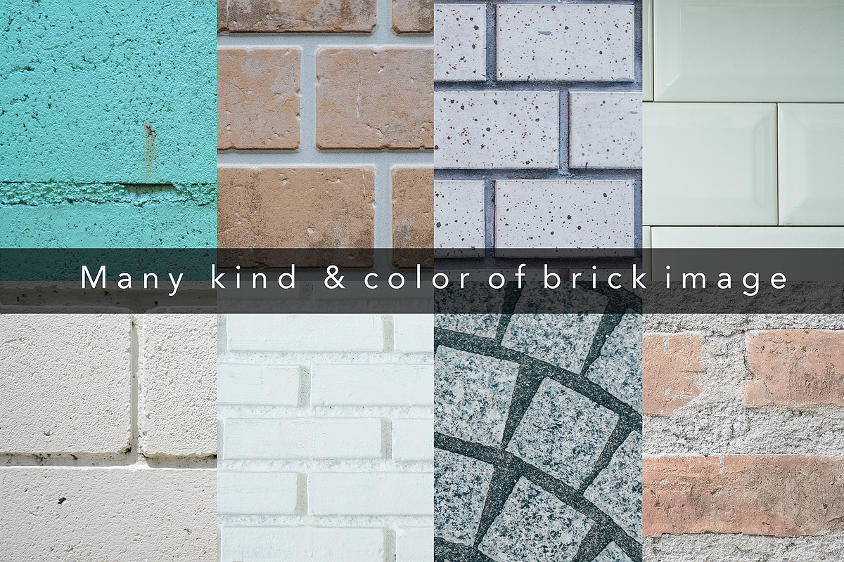 +90 Brick texture background, a Texture Graphic by photo3idea (Photo 2 of 6)