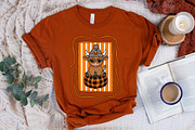 Halloween Highland Cow Hand-Drawn, an Illustration by CreationArt (Thumbnail 4 of 5)