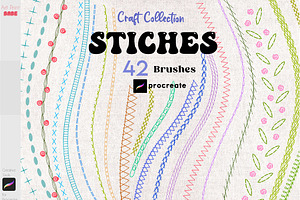 Procreate Cross Stitch Brushes Knit