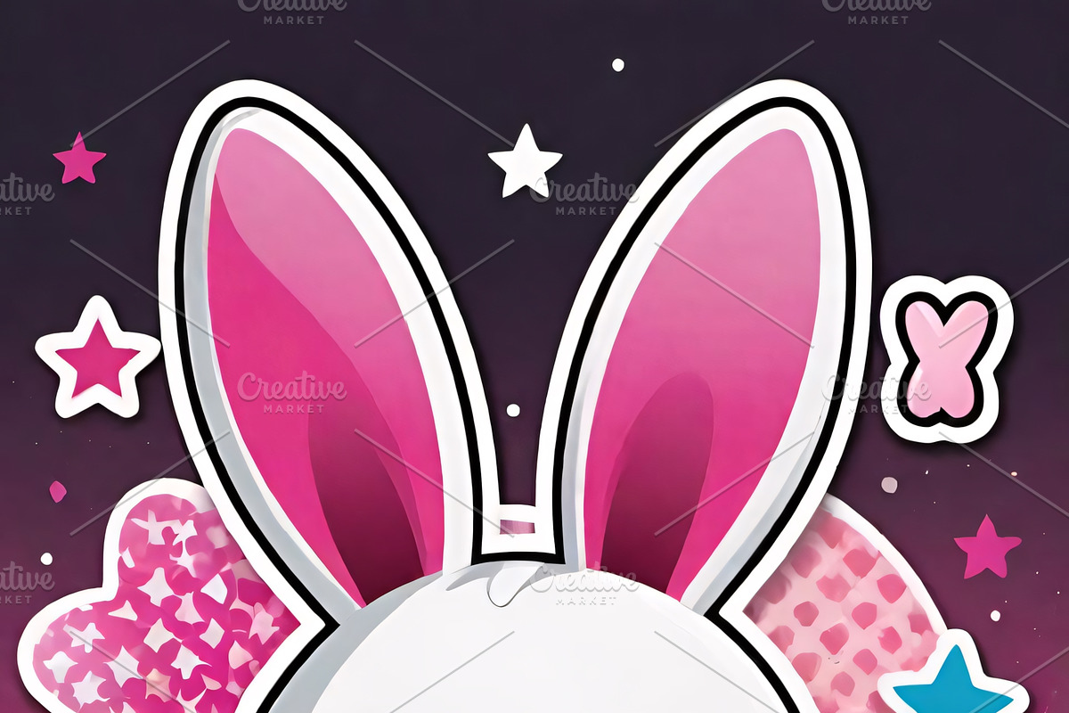 Cyberpunk Rabbit Stickers PNG & JPG, an Object Graphic by ETARA by Mea Hau (Photo 11 of 14)