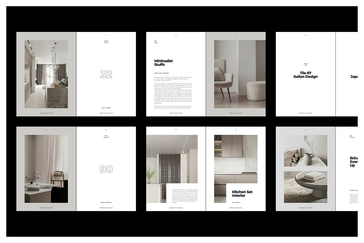 OREGIN Multipurpose Catalog, a Magazine Template by Arif Tri Ananta (Photo 3 of 14)
