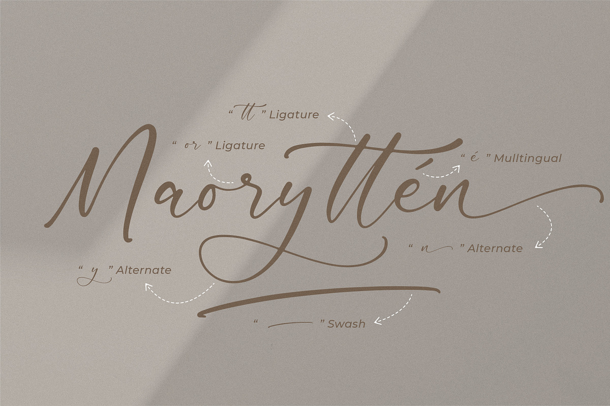 Victorya Maoreely, a Script Font by Integritype Studio (Photo 14 of 15)