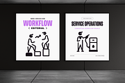 250 Work and Services Icon Set, an Outline Icon by Prosymbols (Thumbnail 3 of 12)