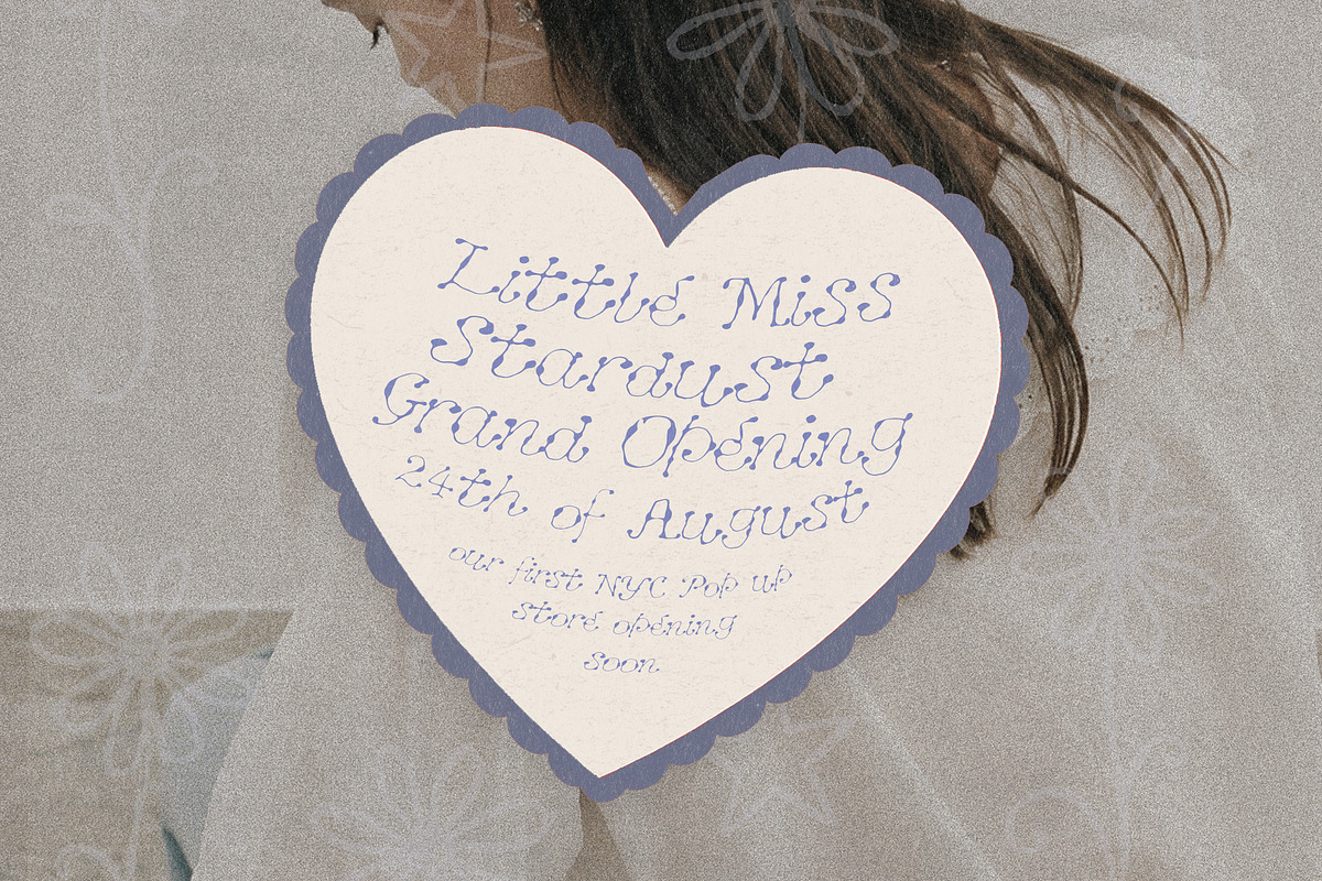 Whimsy Ink Drop Texture Script, a Handwritten Font by Laras Wonderland (Photo 3 of 10)