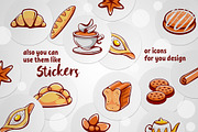 Baking & Tea Cartoon Illustration, an Object Graphic by XiuKab (Thumbnail 3 of 9)