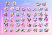 MetaMorph Abstract 3D Objects, an Object Graphic by Freezerondigital (Thumbnail 5 of 16)