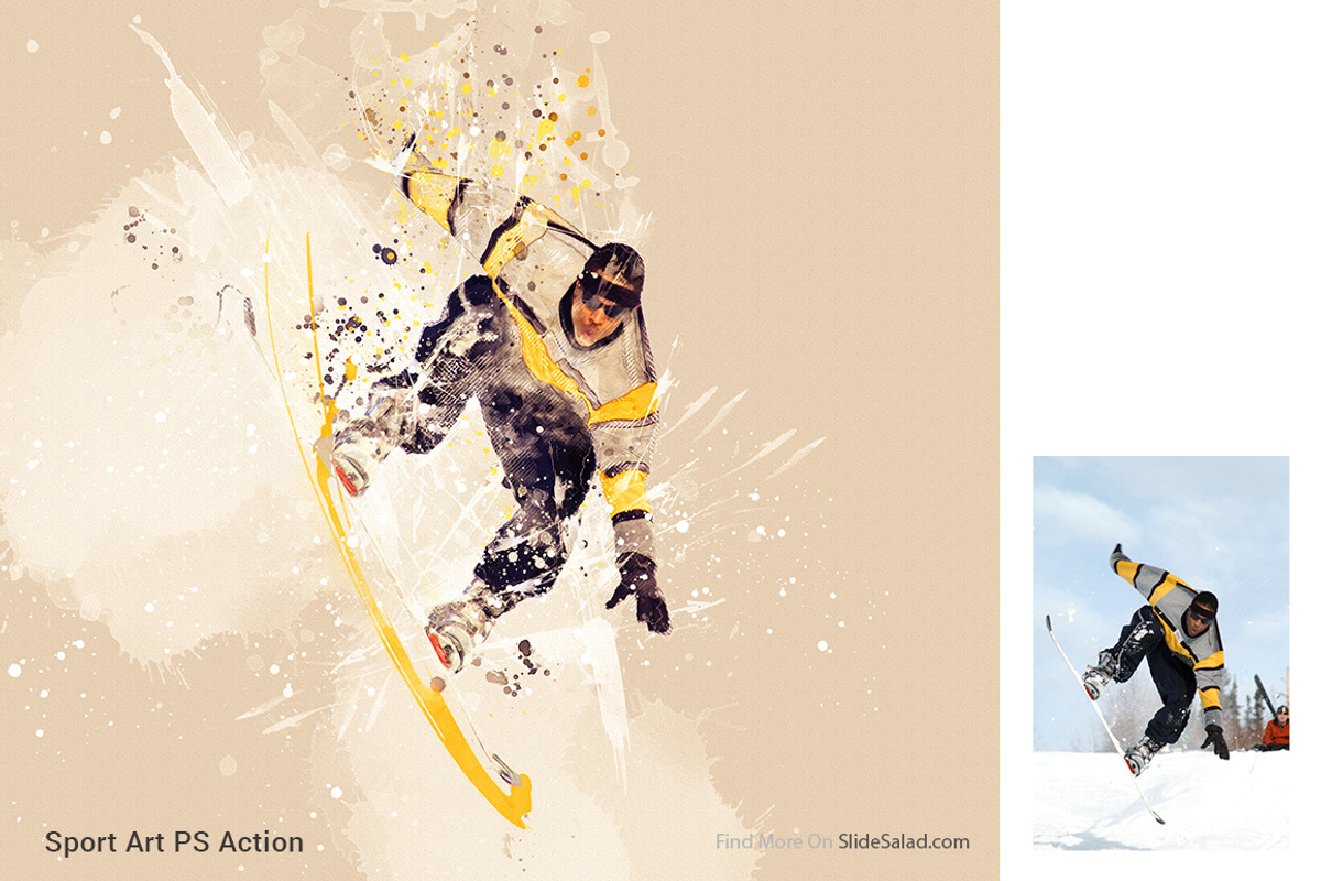 Sport Modern Art Photoshop Action, an Action Add-On by SlideSalad (Photo 9 of 21)